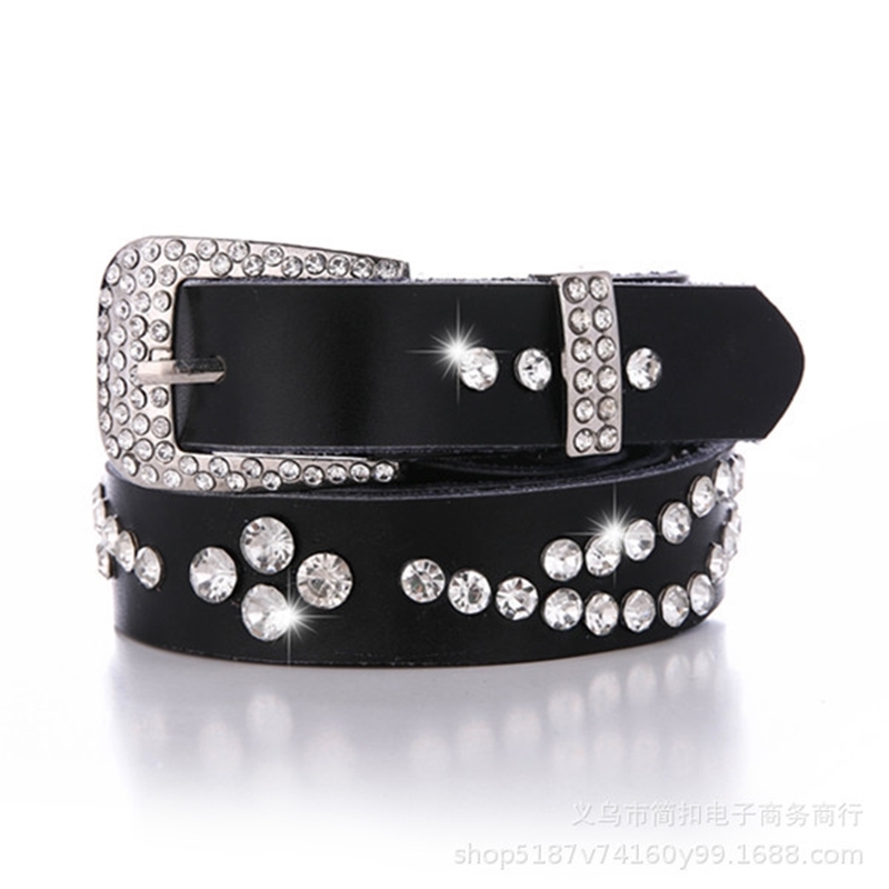 Designer belts 2023 Diamond belt leather diamond fashion versatile white decoration women's Jeans Belt factory outlet
Designer belts 2023 Diamond belt leather diamond fashion versatile white decoration women's Jeans Belt factory outlet