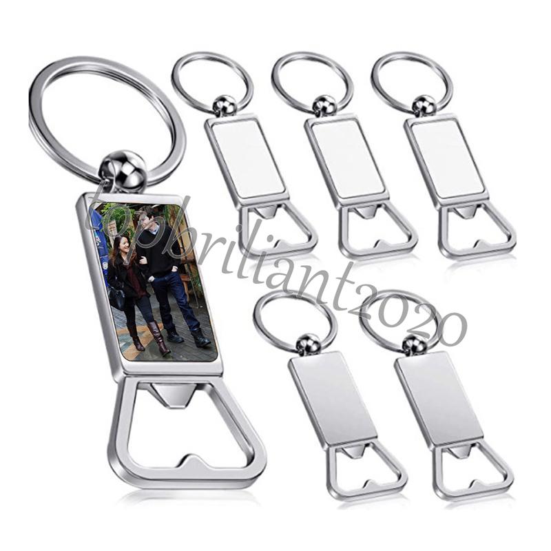 Sublimation Blank Beer Bottle Opener Keychain Metal Heat Transfer Corkscrew Key Ring Household Kitchen Tool Free DHL
Sublimation Blank Beer Bottle Opener Keychain Metal Heat Transfer Corkscrew Key Ring Household Kitchen Tool Free DHL