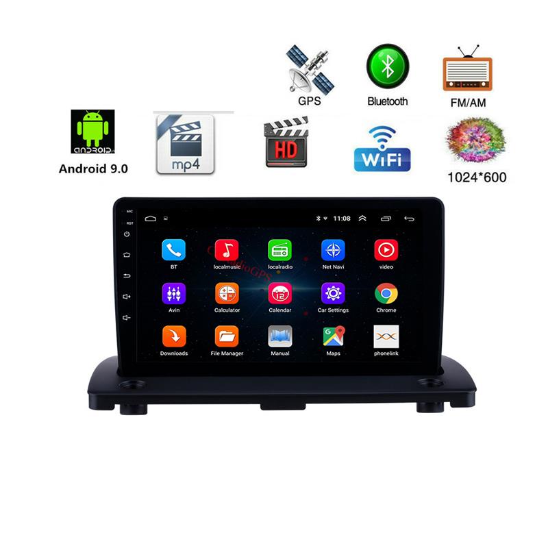 car dvd Radio GPS Navigation for Volvo XC90 2004-2014 MP4 MP5 music Player WIFI SWC Android 10 9 inch HD Touchscreen