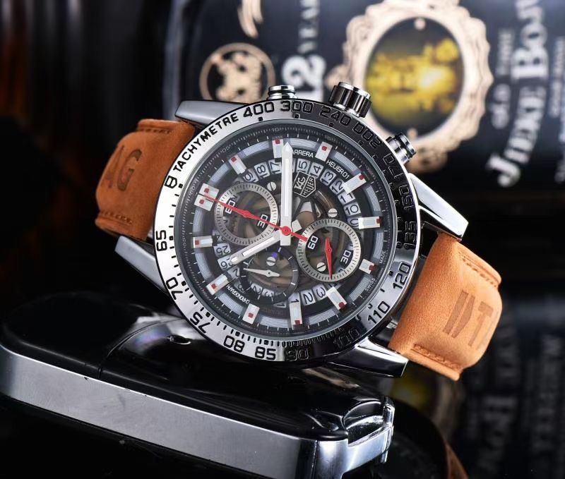 TAG Quartz Watch Men 2021 Fashion Mens Watches Top Brand with Leather strap Luxury Sports Chronograph High Quality gifts
TAG Quartz Watch Men 2021 Fashion Mens Watches Top Brand with Leather strap Luxury Sports Chronograph High Quality gifts