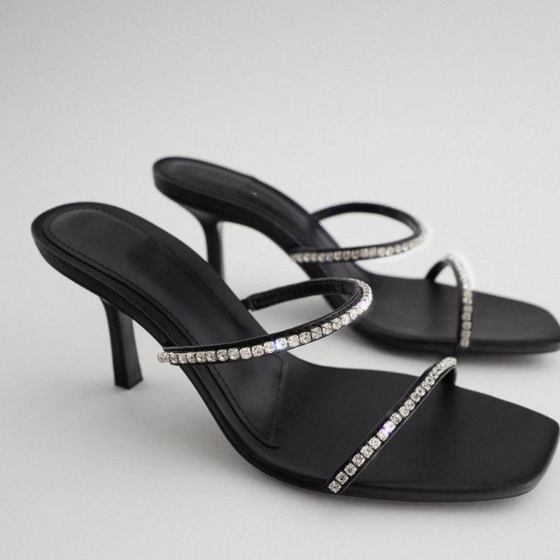 Sandals 2021 Summer Women Black SquareThin High Heeled Slipper Fashion Ladies Casual Outdoor Zapatillas De Mujer, Beige
Sandals 2021 Summer Women Black SquareThin High Heeled Slipper Fashion Ladies Casual Outdoor Zapatillas De Mujer, Beige