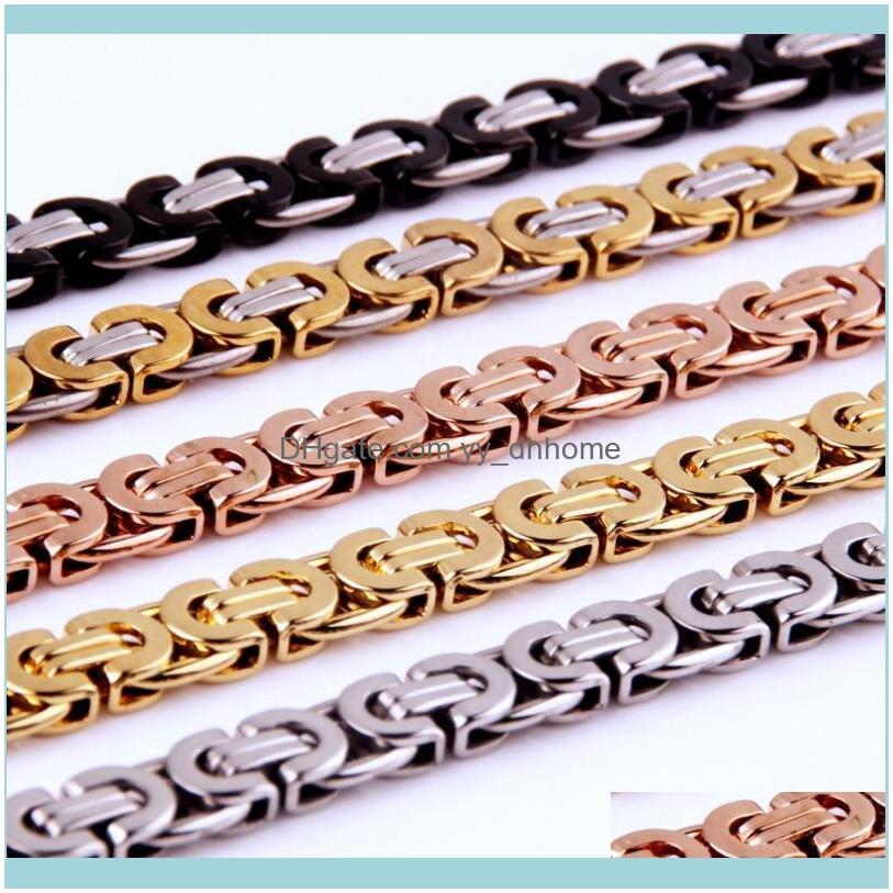 Chains Necklaces & Pendants Jewelrychains Byzantine Chain Stainless Steel Necklace For Men Women Link Friend Gift Mens Jewelry Aessories Who 
Chains Necklaces & Pendants Jewelrychains Byzantine Chain Stainless Steel Necklace For Men Women Link Friend Gift Mens Jewelry Aessories Who