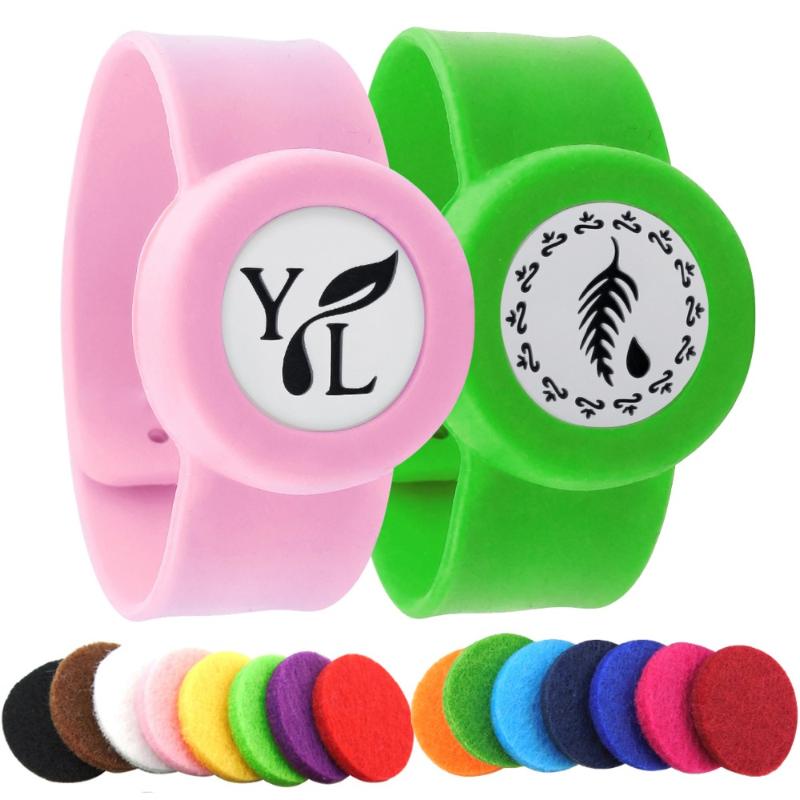Beaded, Strands Diffuser Locket Silicone Bracelets Stainless Steel Aroma Kids Adjustable Essential Oil Bangle Mosquito Repellent, Black 
Beaded, Strands Diffuser Locket Silicone Bracelets Stainless Steel Aroma Kids Adjustable Essential Oil Bangle Mosquito Repellent, Black