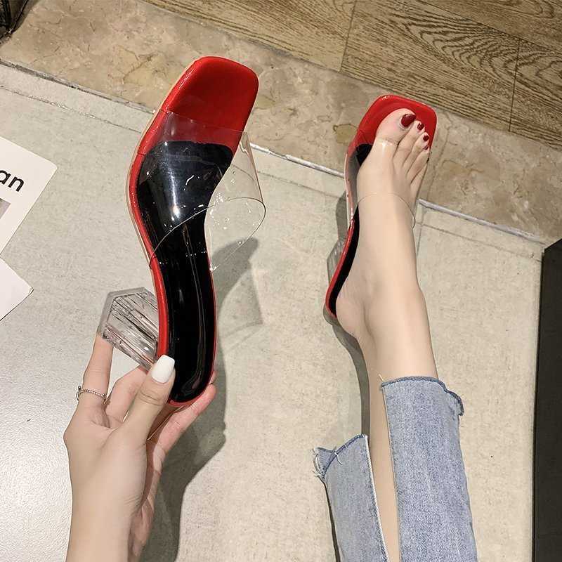 BRKWLYZ 2021 Summer PVC Women Sandals Crystal Square Toed Sexy Heels Mules Women Transparent Heel Sandals Slippers Pumps X0526, White
BRKWLYZ 2021 Summer PVC Women Sandals Crystal Square Toed Sexy Heels Mules Women Transparent Heel Sandals Slippers Pumps X0526, White