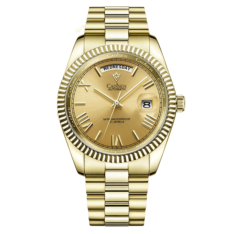 Fashion Men watches Automatic Movement High-defintion Sapphire Mirror Stainless Steel Watchband and Bezel Perfect Quality Orologio di Lusso, Gold-r220-men
Fashion Men watches Automatic Movement High-defintion Sapphire Mirror Stainless Steel Watchband and Bezel Perfect Quality Orologio di Lusso, Gold-r220-men
