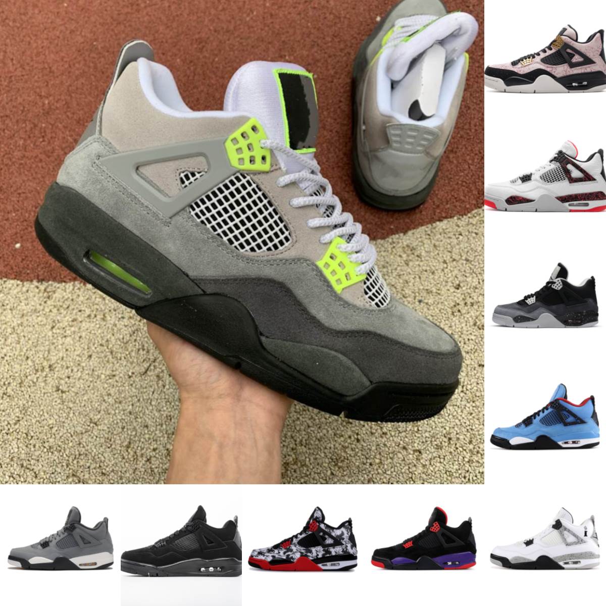 4 4s Mens Basketball Shoes starfish metallic purple red black cat bred pine green cactus jack men high quality sneakers fashion trainers, White;red
4 4s Mens Basketball Shoes starfish metallic purple red black cat bred pine green cactus jack men high quality sneakers fashion trainers, White;red