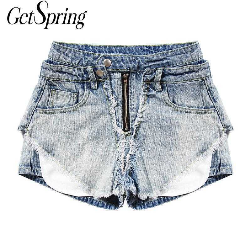 GetSpring Women Shorts Double Waist Denim Fashion High Waisted Tassel Sexy Mini Jeans Summer Clothing 210601, Light blue
GetSpring Women Shorts Double Waist Denim Fashion High Waisted Tassel Sexy Mini Jeans Summer Clothing 210601, Light blue