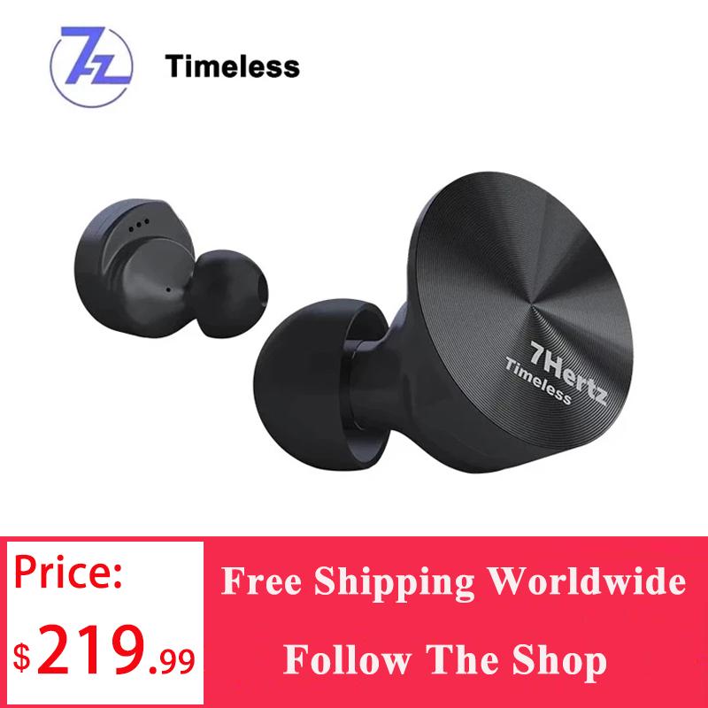 Headphones & Earphones 7HZ Timeless 14.2mm Planar HiFi In-ear Earphone With CNC Aluminum Shell, Detachable MMCX Cable
Headphones & Earphones 7HZ Timeless 14.2mm Planar HiFi In-ear Earphone With CNC Aluminum Shell, Detachable MMCX Cable