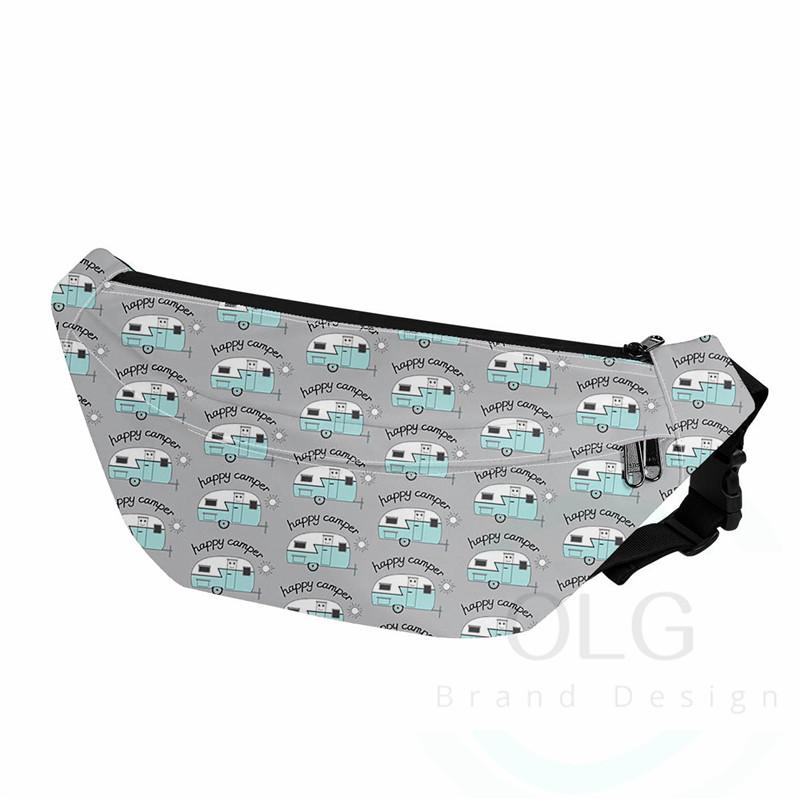 Printing Fanny Pack Zipper Cute Happy-camper Pattern Travel Waist Bags For Kids School 2021 Fashion Women Bum Hip Bag Gift
Printing Fanny Pack Zipper Cute Happy-camper Pattern Travel Waist Bags For Kids School 2021 Fashion Women Bum Hip Bag Gift