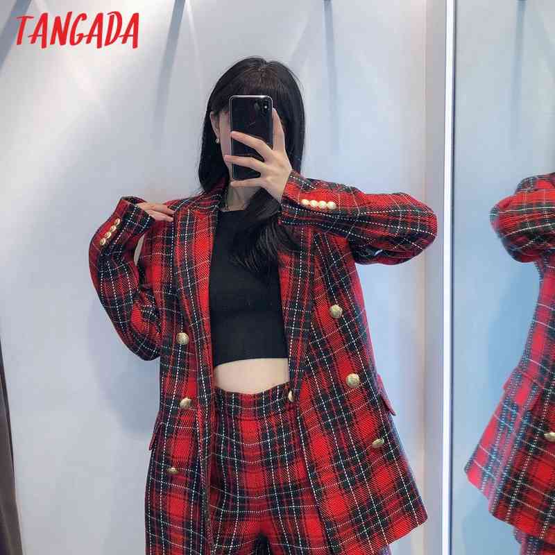 Women Elegant Plaid Tweed Side Zipper Pockets Female Retro Casual Shorts Pantalones BE449 210416