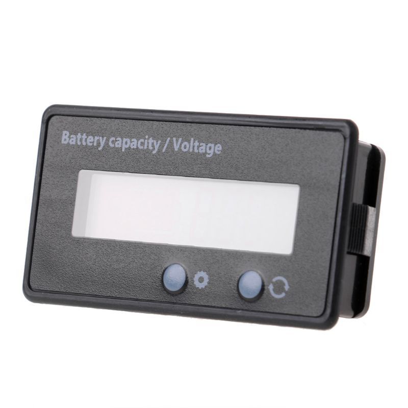 12V/24V/36V/48V Lcd Acid Lead Lithium Battery Capacity Voltage Indicator Electric Motorcycle Scooter Battery Tester