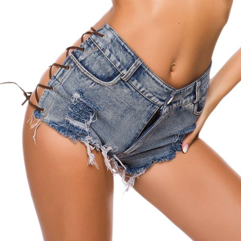 Fashion Women Summer Sexy Lace up Jeans High Waist thong Shorts Pole dance Clubwear Push Skinny Denim booty, White;black
Fashion Women Summer Sexy Lace up Jeans High Waist thong Shorts Pole dance Clubwear Push Skinny Denim booty, White;black