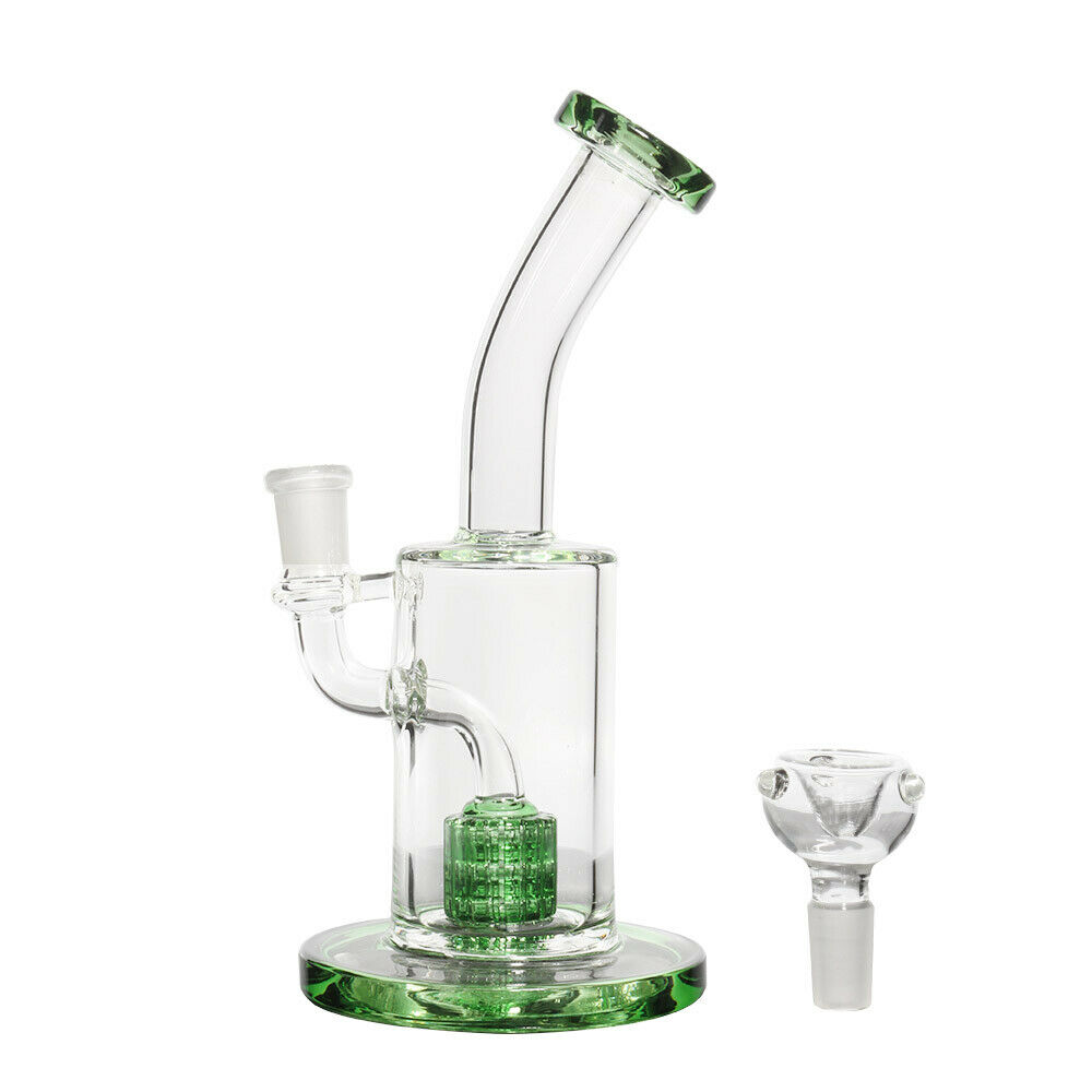 9 inch Green Glass Hookah Shisha Water Smoking Pipes Bubbler Recycle Clear Glass Bong With 14mm Female Bowl
9 inch Green Glass Hookah Shisha Water Smoking Pipes Bubbler Recycle Clear Glass Bong With 14mm Female Bowl
