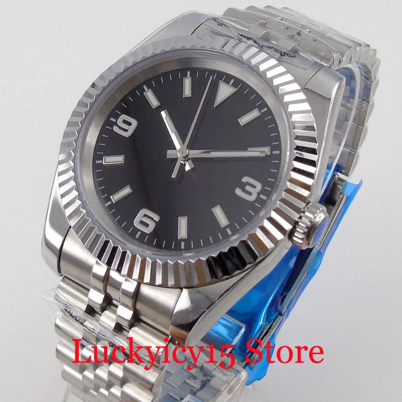 Wristwatches Fluted Bezel 36mm/39mm NH35A Automatic Men Watch Jubilee Strap Luminous Hand Flate Sapphire Crystal Screw Crown, Mingzhu 2813
Wristwatches Fluted Bezel 36mm/39mm NH35A Automatic Men Watch Jubilee Strap Luminous Hand Flate Sapphire Crystal Screw Crown, Mingzhu 2813