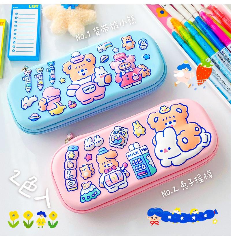 Cosmetic Bags & Cases Bentoy Milkjoy 3D EVA Student School Three-dimensional Pencil Bag Kawaii Bear Large Capacity Pen Box Girls Holder
Cosmetic Bags & Cases Bentoy Milkjoy 3D EVA Student School Three-dimensional Pencil Bag Kawaii Bear Large Capacity Pen Box Girls Holder