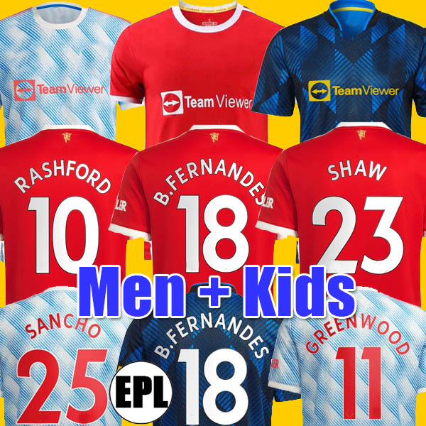 21 22 SANCHO Manchester soccer jersey UNITED Fans Player version MAN BRUNO FERNANDES LINGARD POGBA RASHFORD football shirt UTD 2021 2022 men + kids kit sets uniform, 3rd kids
21 22 SANCHO Manchester soccer jersey UNITED Fans Player version MAN BRUNO FERNANDES LINGARD POGBA RASHFORD football shirt UTD 2021 2022 men + kids kit sets uniform, 3rd kids