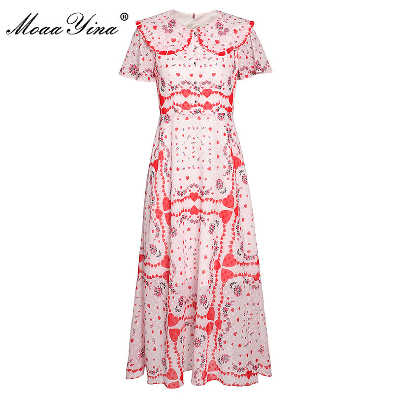 Fashion Designer dress Summer Women's Dress Short Sleeve Love Print Sweet Elegant Dresses 210524, Pink
Fashion Designer dress Summer Women's Dress Short Sleeve Love Print Sweet Elegant Dresses 210524, Pink