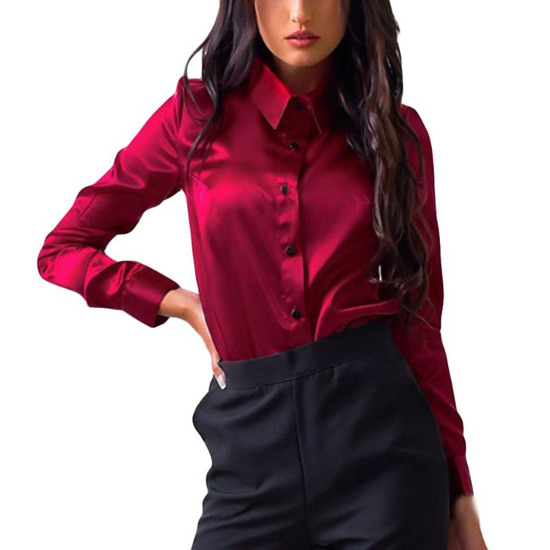 Women's Blouses & Shirts 2021 Fashion Autumn Spring Women Casual Office Ladies Button Lapel Long-sleeved Blouse Elegant Solid Female Tops #s, Green
Women's Blouses & Shirts 2021 Fashion Autumn Spring Women Casual Office Ladies Button Lapel Long-sleeved Blouse Elegant Solid Female Tops #s, Green