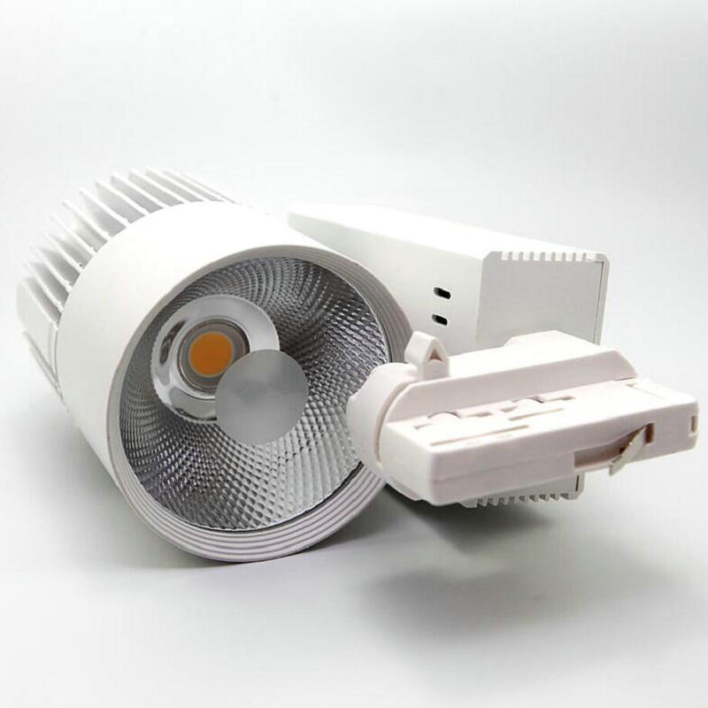 LED Track Light Rail Spots Lamp for Home Store Shop Showroom Ceiling Spotlight Black White 2wire Tracklight