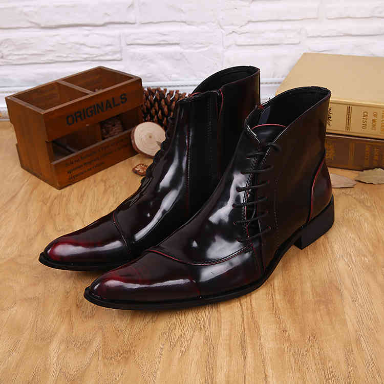 Boots Male boots Autumn leather genuine winter work shoes of military men tactic finger pointed cowboy rock mens lace up FRTM, 1# shoe box
Boots Male boots Autumn leather genuine winter work shoes of military men tactic finger pointed cowboy rock mens lace up FRTM, 1# shoe box