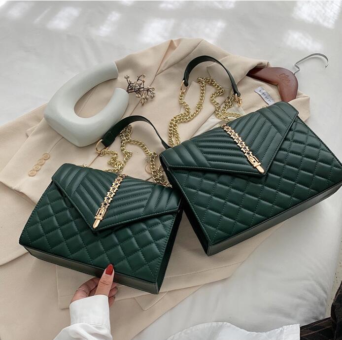 women handbag elegant atmospheric stripe chain bag street trend chains decoration womens messenger bags Joker leather shoulder handbags
women handbag elegant atmospheric stripe chain bag street trend chains decoration womens messenger bags Joker leather shoulder handbags