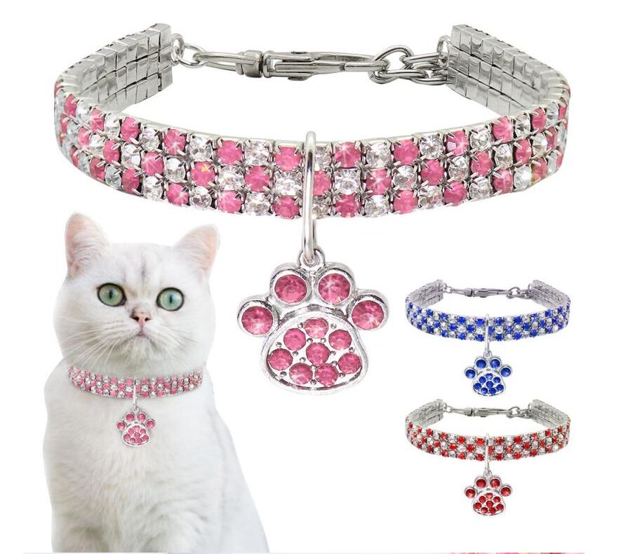 Universal Cat Dog Collar Rhinestone Inlay Dog Necklace Pet Mixed Color Elastic Jewelry Collar Dog Accessories
Universal Cat Dog Collar Rhinestone Inlay Dog Necklace Pet Mixed Color Elastic Jewelry Collar Dog Accessories
