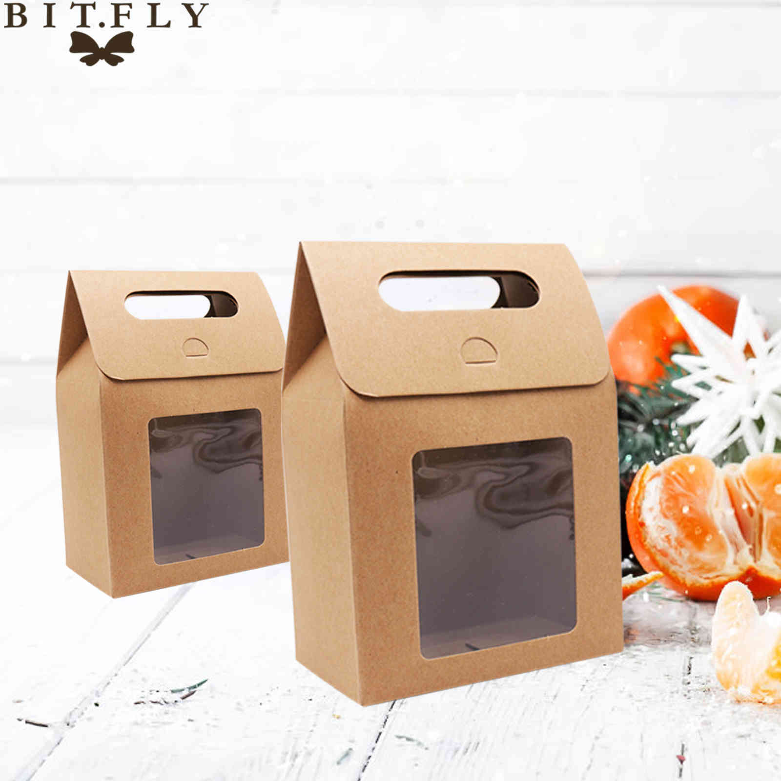 BIT.FLY Rustic Kraft Paper Gift Box Wedding Birthday Christmas Candy /Chocolate/Snack/Cake Package Bag PVC Window Seal Boxes 210402
BIT.FLY Rustic Kraft Paper Gift Box Wedding Birthday Christmas Candy /Chocolate/Snack/Cake Package Bag PVC Window Seal Boxes 210402