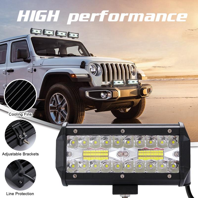Three Rows Of 7 Inches 400W Car Light Assembly For Trucks Cars Led Work Bar Off Road SUV Boat 12V 24V Working
Three Rows Of 7 Inches 400W Car Light Assembly For Trucks Cars Led Work Bar Off Road SUV Boat 12V 24V Working