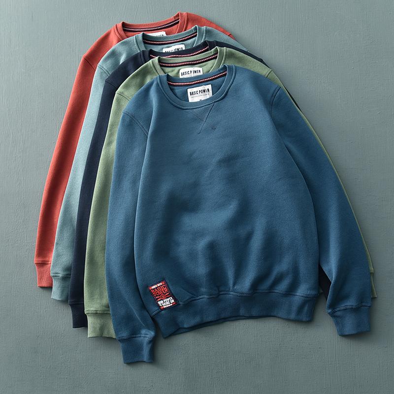 Men's Hoodies & Sweatshirts Autumn Winter American Retro O-neck Fashion Washed Old Thickened Velvet Plus Knitted Casual Pullover Sportwear, Black
Men's Hoodies & Sweatshirts Autumn Winter American Retro O-neck Fashion Washed Old Thickened Velvet Plus Knitted Casual Pullover Sportwear, Black