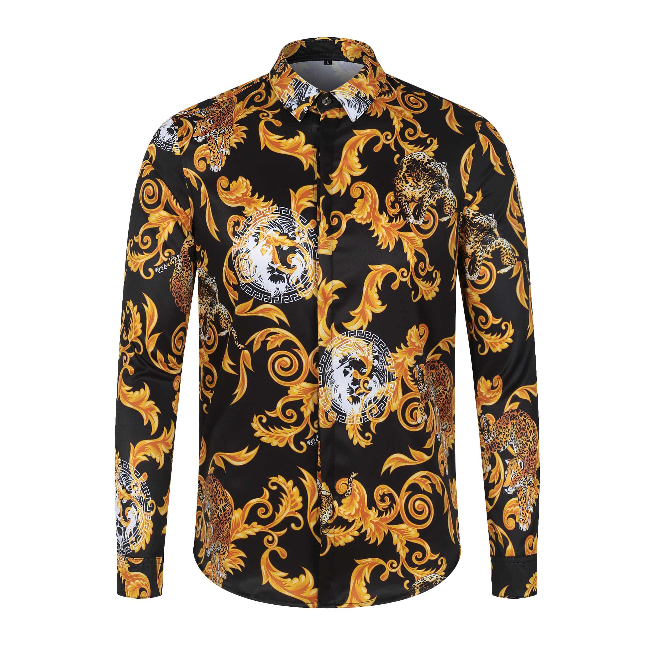 Luxurys Designers Dress Shirt Menswear Fashion Society Black Men Solid Color Business Casual Mens Long Sleeve -3XL 66, White;black
Luxurys Designers Dress Shirt Menswear Fashion Society Black Men Solid Color Business Casual Mens Long Sleeve -3XL 66, White;black