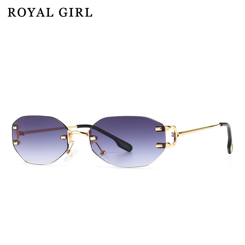 Sunglasses ROYAL GIRL Retro Oval Small Frame Women Vintage Alloy Sun Glasses Female Rimless Eyewear UV400 Ss007
Sunglasses ROYAL GIRL Retro Oval Small Frame Women Vintage Alloy Sun Glasses Female Rimless Eyewear UV400 Ss007