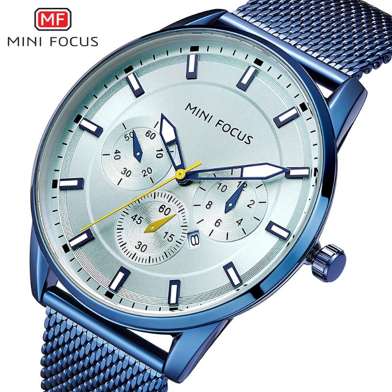 Wristwatches MINI FOCUS Fashion Quartz Watch Men's Luxury Top Brand Steel Men Blue Watches Waterproof Wristwatch Man Dress Casual Clock Male, Silver white
Wristwatches MINI FOCUS Fashion Quartz Watch Men's Luxury Top Brand Steel Men Blue Watches Waterproof Wristwatch Man Dress Casual Clock Male, Silver white
