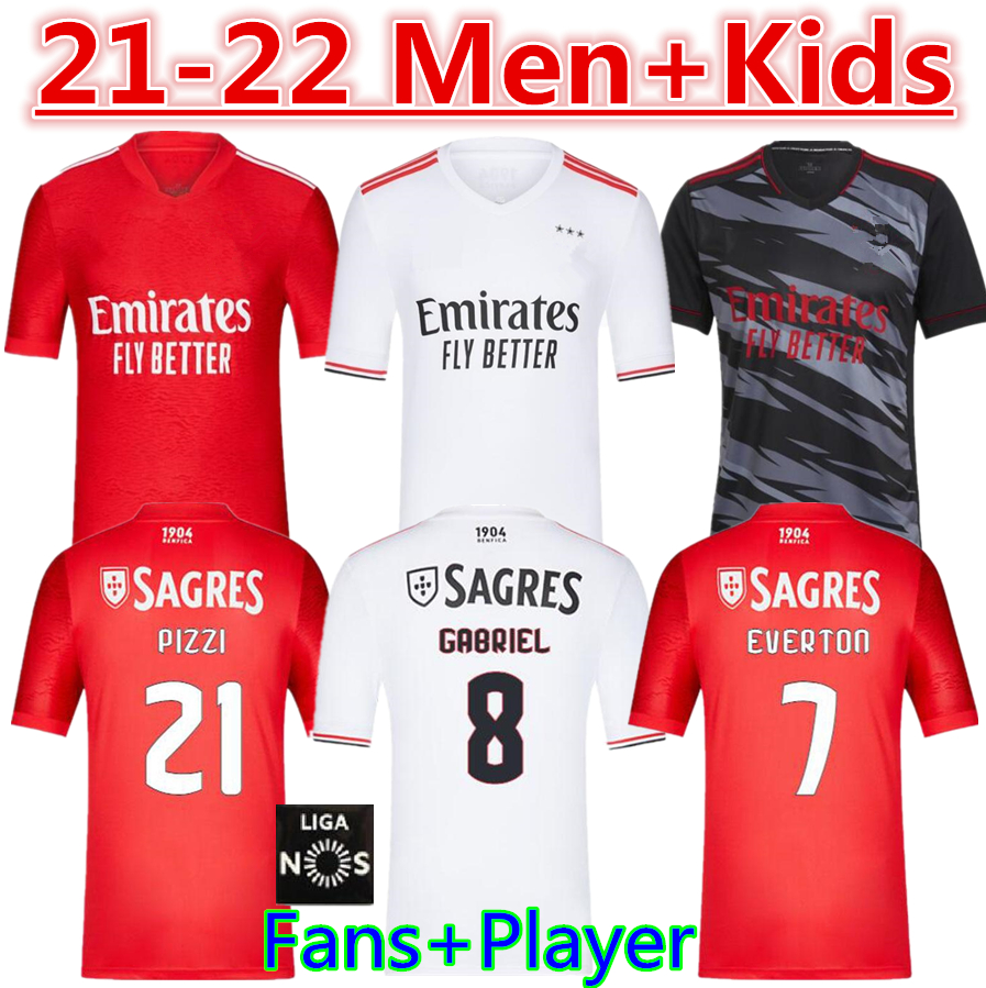 21 22 S.L. Benfica Soccer Jerseys WALDSCHMIDT 2021 2022 PIZZI SEFEROVIC DARWIN Football Shirt A.ALMEIDA EVERTON RAFA G.RAMOS VINICIUS Jersey, Black
21 22 S.L. Benfica Soccer Jerseys WALDSCHMIDT 2021 2022 PIZZI SEFEROVIC DARWIN Football Shirt A.ALMEIDA EVERTON RAFA G.RAMOS VINICIUS Jersey, Black