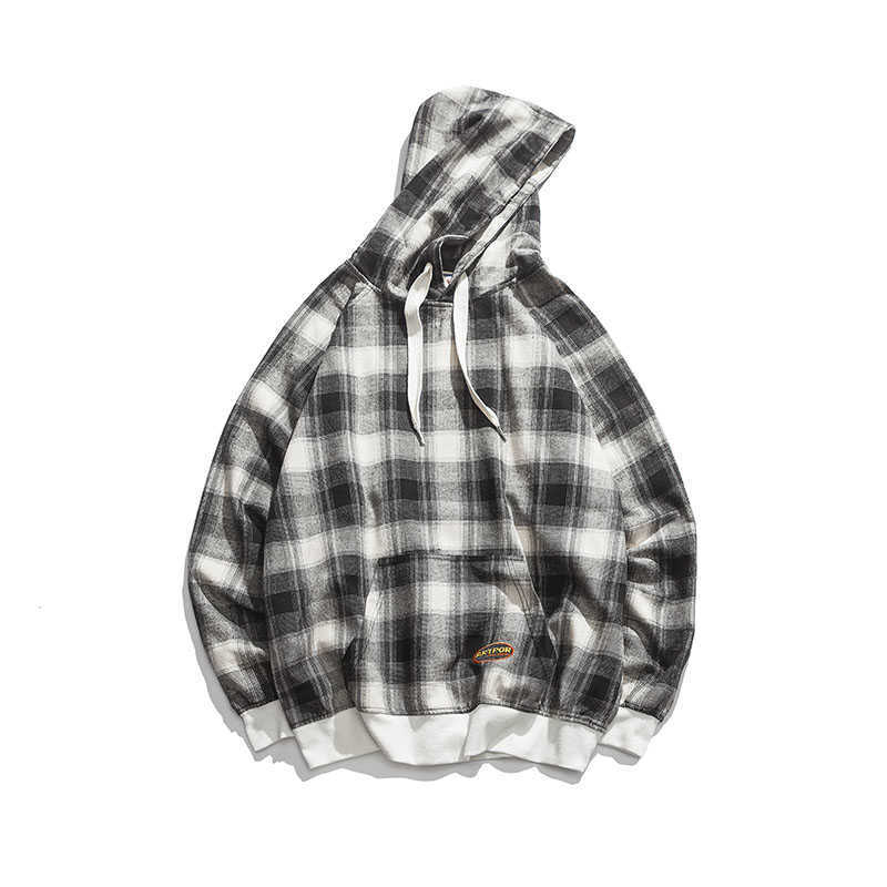 Fashion Oversized Streetwear Hoodie Men Sudadera De Hombre Hip Hop Clothes Men Cotton Korean Plus Size Pullover Sweatshirt Red 210603