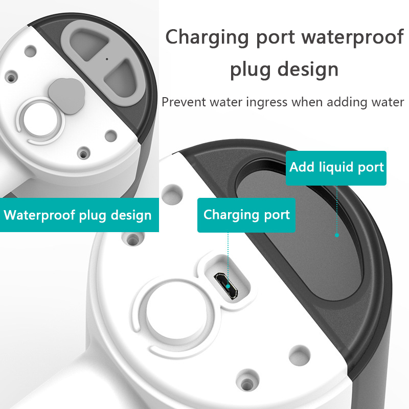 450ML Automatic Soap Dispenser Wall-Mounted Foaming Soap Dispenser Touchless Hands-Free USB Charging Soap Dispenser