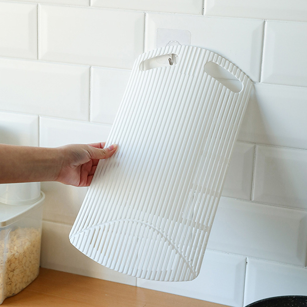 Foldable Cutting Boards Rinse Strainer Veggies Fruit Cutting Board Plastic Multifunctional Chopping Board Mat Kitchen Tool