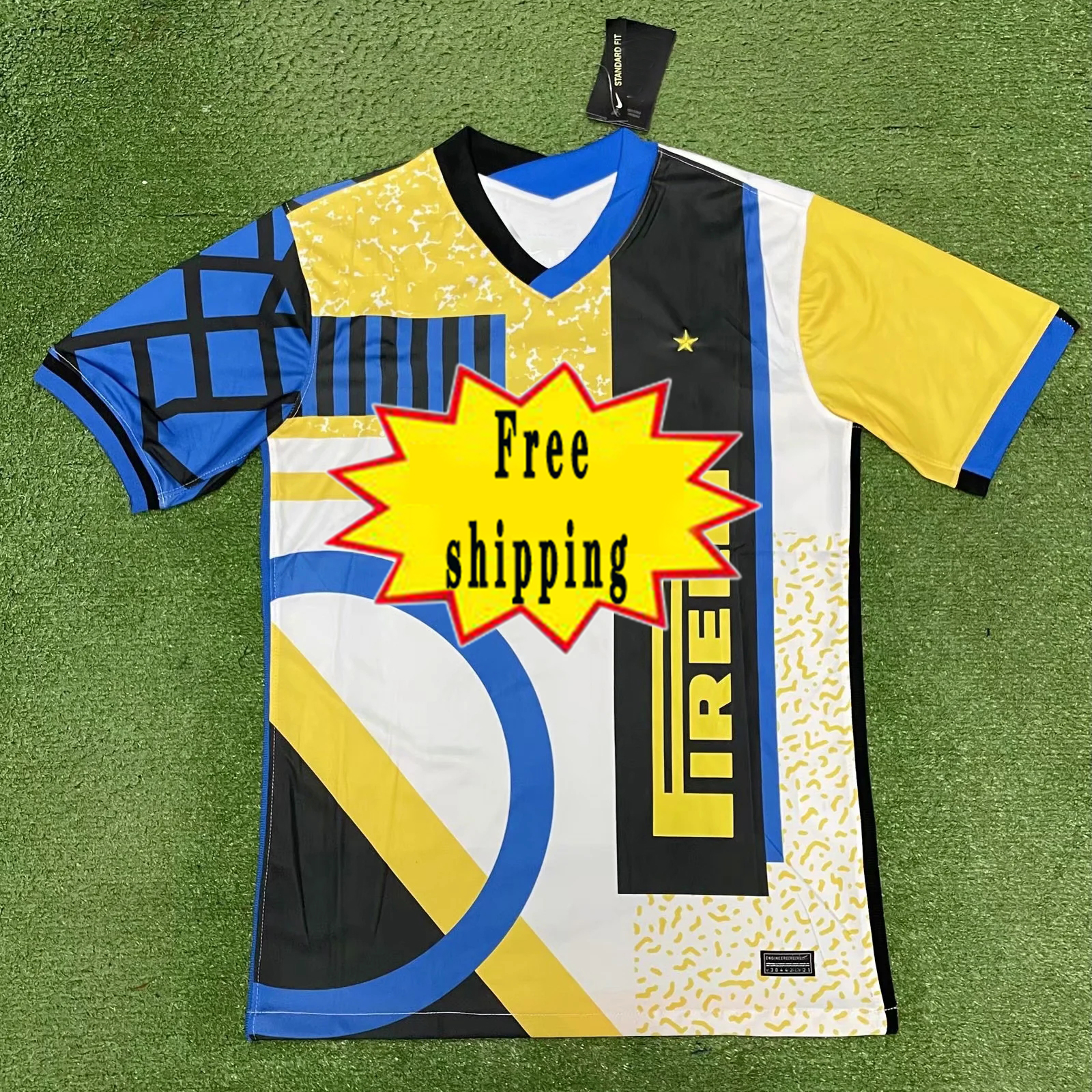 Inter 20-21 season Milan fourth set of Soccer jerseys High-quality sweatshirt(Choose Flocking), Black;yellow
Inter 20-21 season Milan fourth set of Soccer jerseys High-quality sweatshirt(Choose Flocking), Black;yellow