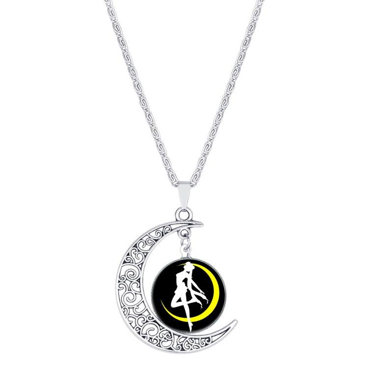 Pendant Necklaces Dance Hollow Moon Love Necklace Crescent Beautiful Girl Half Sailor Lucky Amulet Jewelry
Pendant Necklaces Dance Hollow Moon Love Necklace Crescent Beautiful Girl Half Sailor Lucky Amulet Jewelry