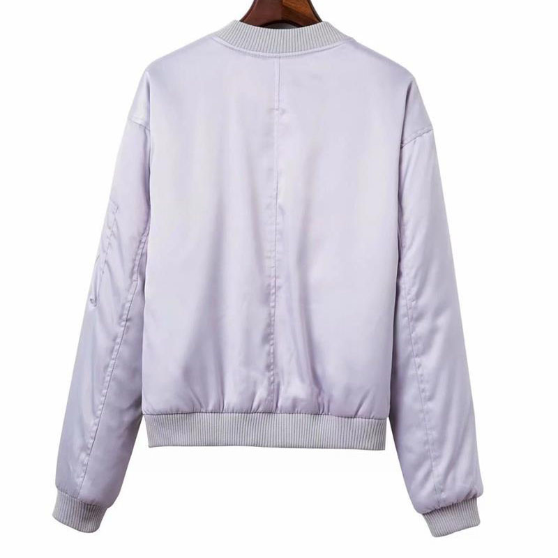 Chic women's winter retro loose cotton jacket flying baseball uniform women's jacket Long sleeve stand collar black red 210507