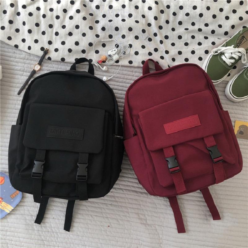 Korean Harajuku Solid School Bag College Large Capacity Casual Backpack Ulzzang Fashion Ins Vintage Letter
Korean Harajuku Solid School Bag College Large Capacity Casual Backpack Ulzzang Fashion Ins Vintage Letter