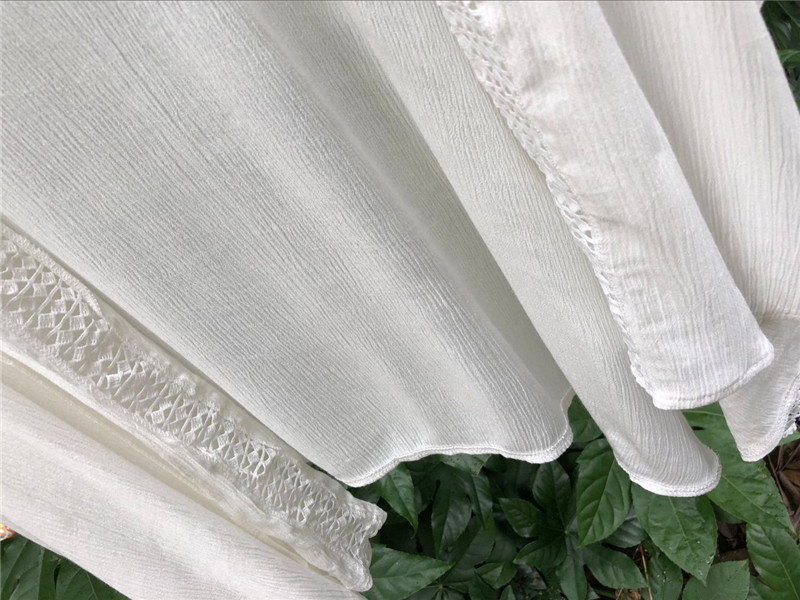 Cotton Tunics for Beach Women Swimsuit Cover up Woman Swimwear wear Pareo Dress Saida de Praia #Q497 210420