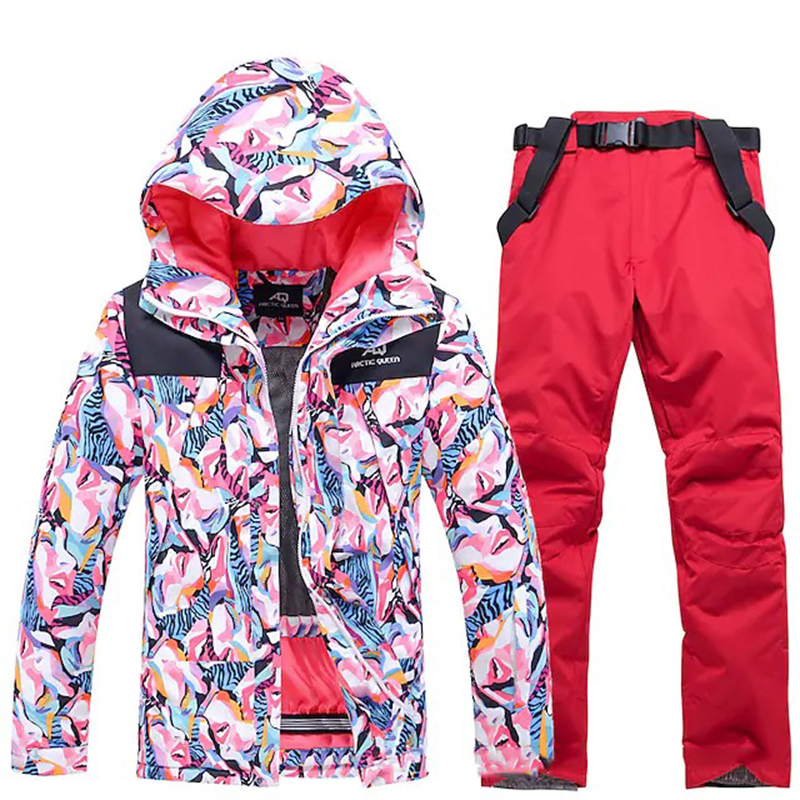 Women's Ski Jacket with Bib Pants Ski Suit Outdoor Winter Thermal Warm Waterproof Windproof Breathable Hooded Snow Suit Clothing Suit f, White
Women's Ski Jacket with Bib Pants Ski Suit Outdoor Winter Thermal Warm Waterproof Windproof Breathable Hooded Snow Suit Clothing Suit f, White