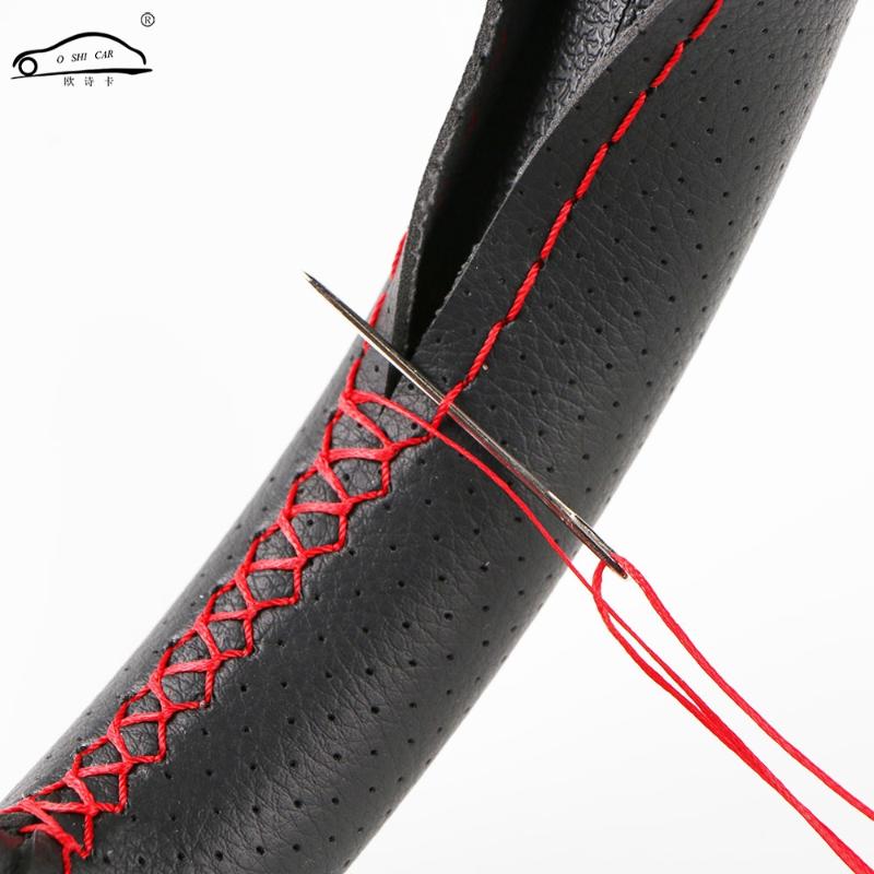 Steering Wheel Covers Durable Ventilate Car Cover With Needles And Thread /summer Micro Fiber Leather Steering-Wheel
Steering Wheel Covers Durable Ventilate Car Cover With Needles And Thread /summer Micro Fiber Leather Steering-Wheel