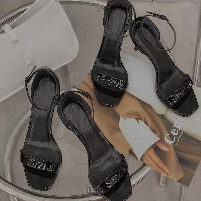 Sandals Elegant Narrow Band Women 8.5CM 6.5CM High Heels Genuine Leather Shoes Cover Heel Ankle Strap, Red 6.5cm heels
Sandals Elegant Narrow Band Women 8.5CM 6.5CM High Heels Genuine Leather Shoes Cover Heel Ankle Strap, Red 6.5cm heels