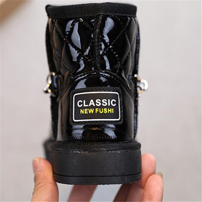 Children's Classic Snow Boots Kids Girl Baby plush Winter Shoes Boys Waterproof Anti-skid Ankle Booties