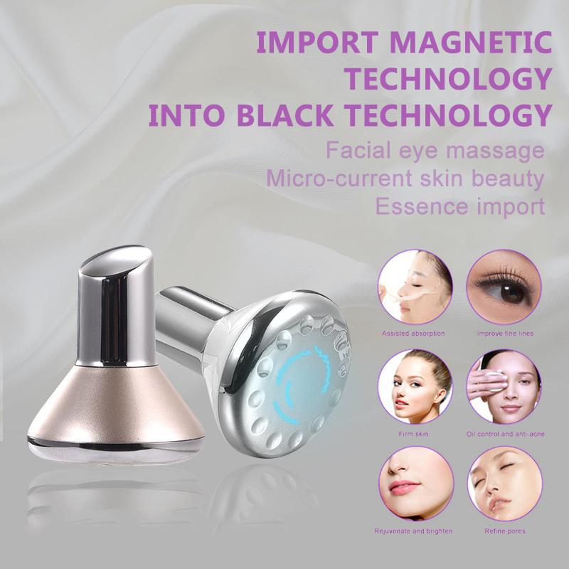 Vibrating Ultrasonic Facial Skin Eye Massage Electric Ion Faical Magnetic Beauty Device face Care Equipment