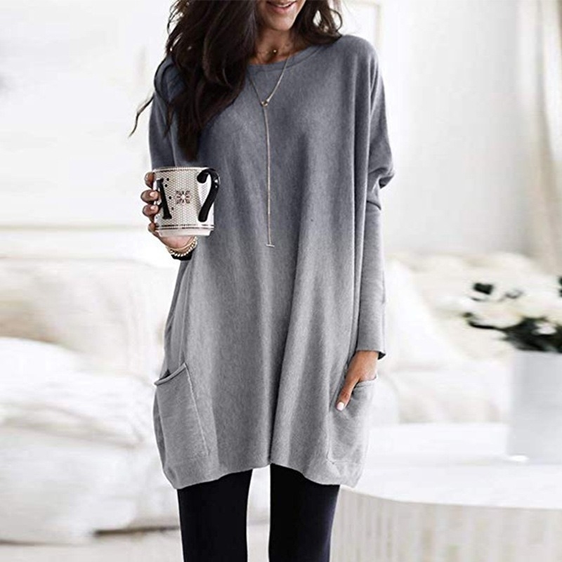 Autumn Plus Size Tunic Womens Tops and Blouses Loose Gradient Color Top Casual Long Sleeve Blouse Blusas Mujer De Moda 210603, Orange
Autumn Plus Size Tunic Womens Tops and Blouses Loose Gradient Color Top Casual Long Sleeve Blouse Blusas Mujer De Moda 210603, Orange