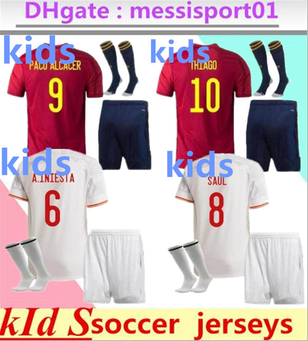 Spain soccer jersey Camiseta España PACO MORATA A.INIESTA PIQUE Spains 20 21 kids kit customize name number, Ivory
Spain soccer jersey Camiseta España PACO MORATA A.INIESTA PIQUE Spains 20 21 kids kit customize name number, Ivory