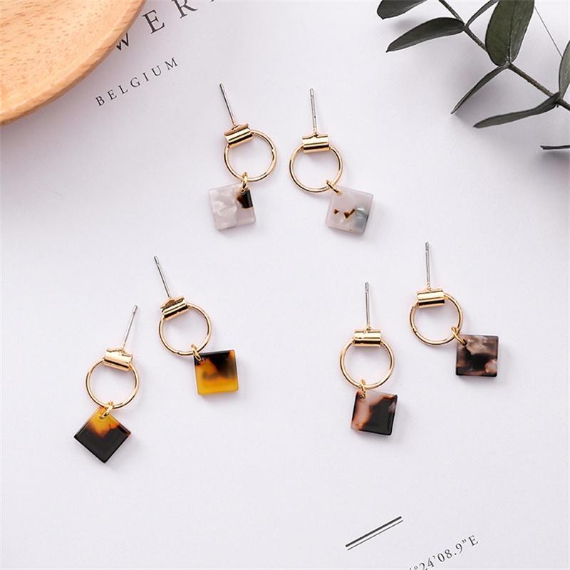 Dangle & Chandelier 4* Small Acetic Acid Square Geometric Metal Circle Earrings Korean Temperament Simple Leopard Acrylic Ladies Jewelry
Dangle & Chandelier 4* Small Acetic Acid Square Geometric Metal Circle Earrings Korean Temperament Simple Leopard Acrylic Ladies Jewelry