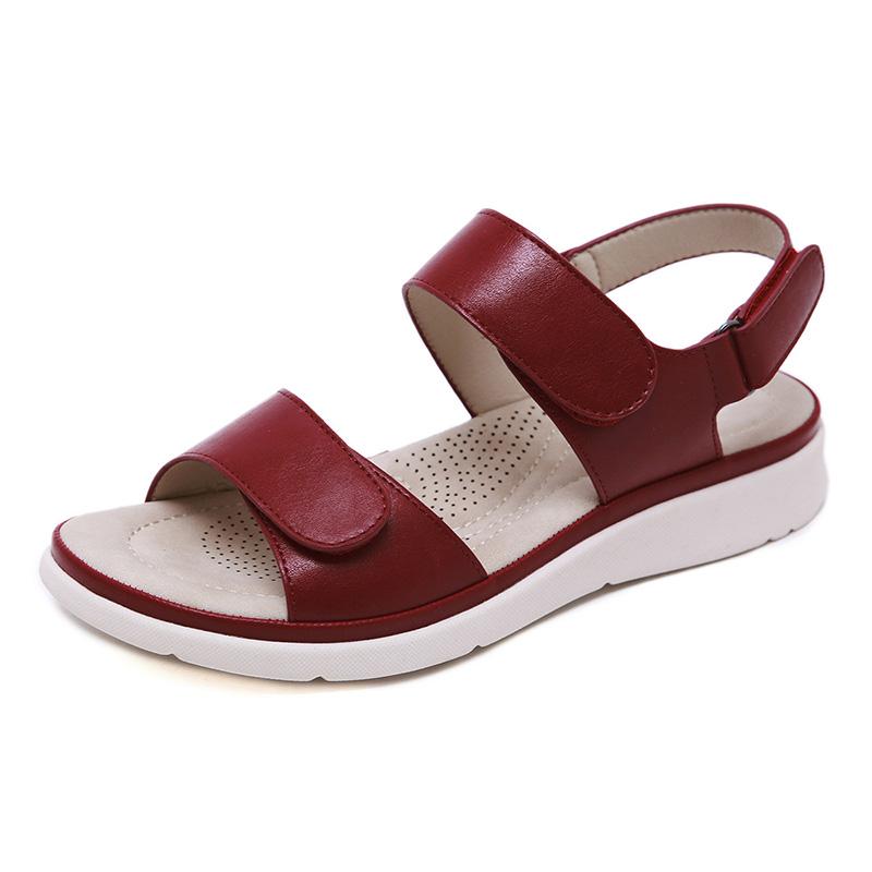 Sandals 2021 Summer Shoes Women Holiday Beach Wedges Slippers Soft Comfortable Ladies